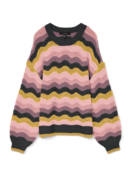 VERO MODA Pulover VMDOJ / roz / rosé verde