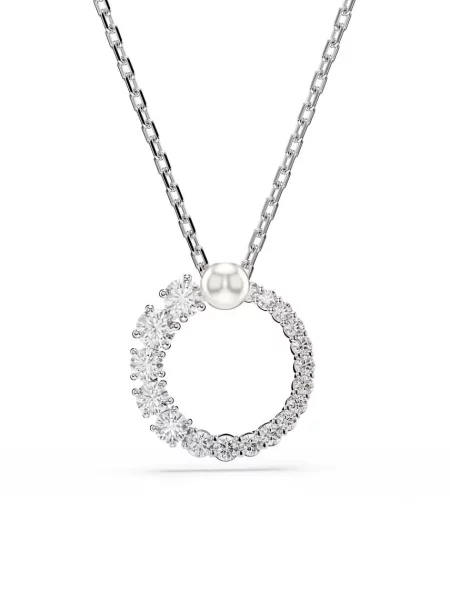 Palton Swarovski alb