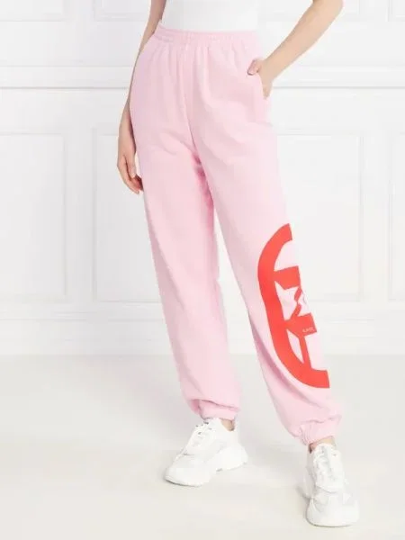 Karl Lagerfeld Pantaloni de trening kl logo roz