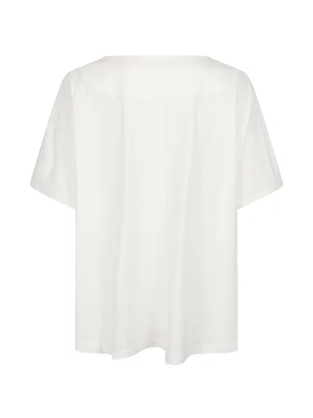 Tricou Moyuru cu buline cu imagine alb