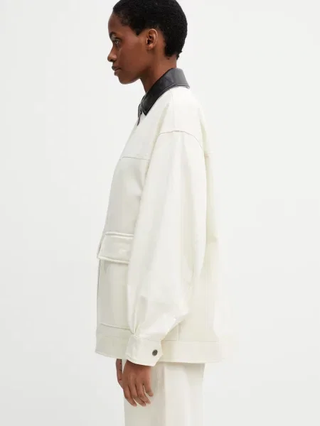 Anine Bing HOLDEN JACKET CREAM jachetă scurtă de damă din