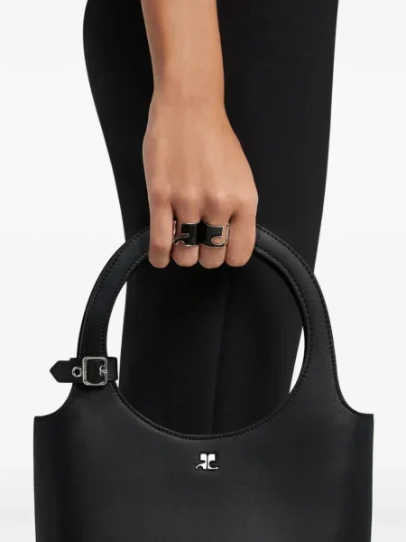 Inel Courreges argintiu