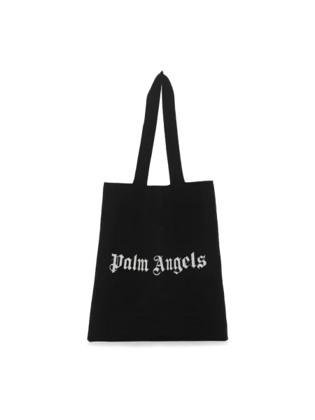 Shopperka Palm Angels wełniana czarna