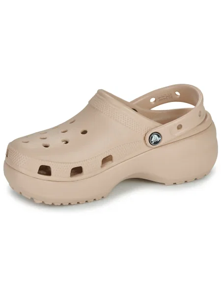 Tenisky Crocs na platforme ružová