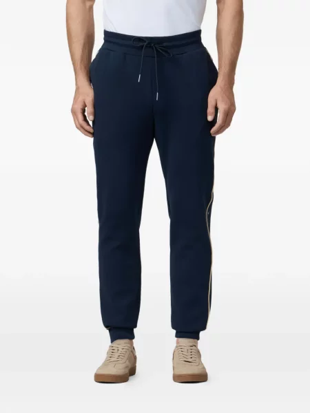 Pantaloni Hackett London alergare cu cordon albastru