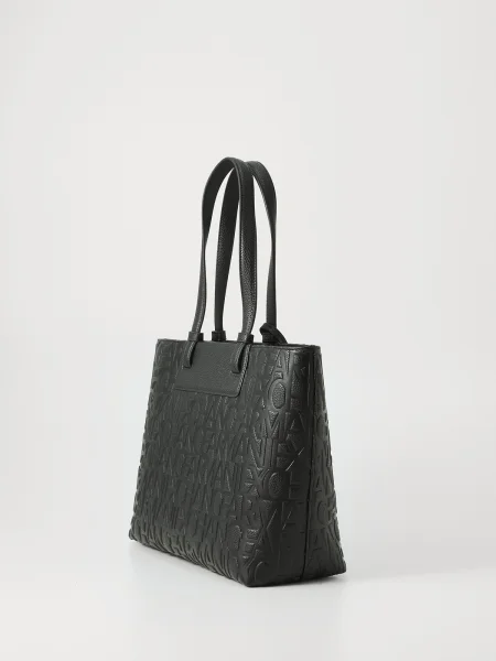 Geantă shopper Armani negru