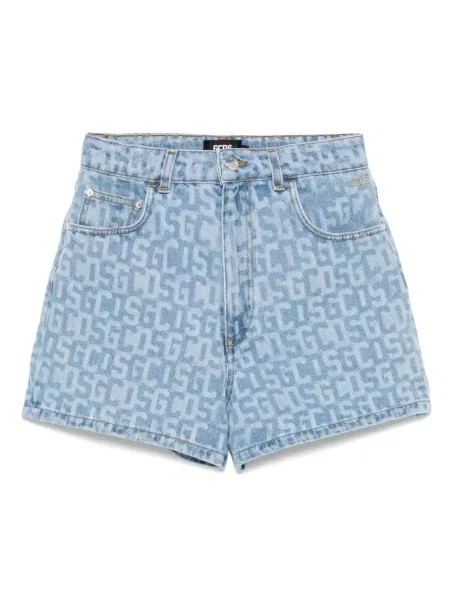 Pantaloni scurți din denim Gcds albastru