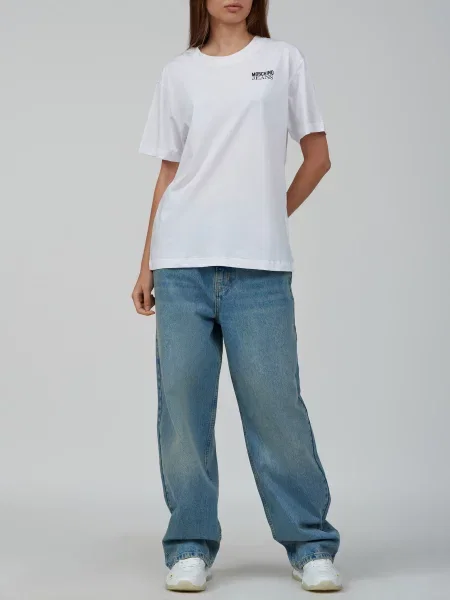 Футболка Moschino Jeans белая