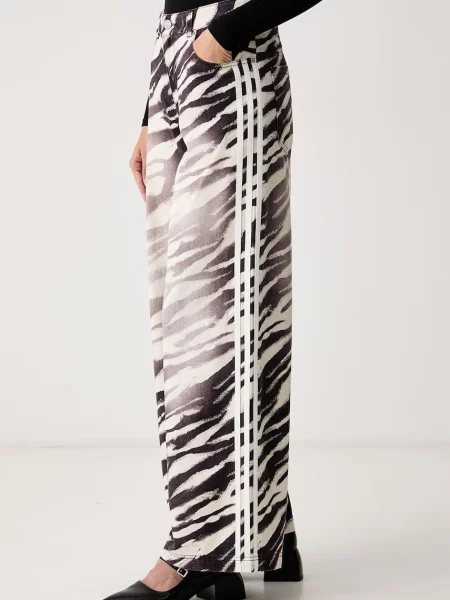 Adidas Originals джинси wide leg Adilenium Season 6 Zebra Wide Leg