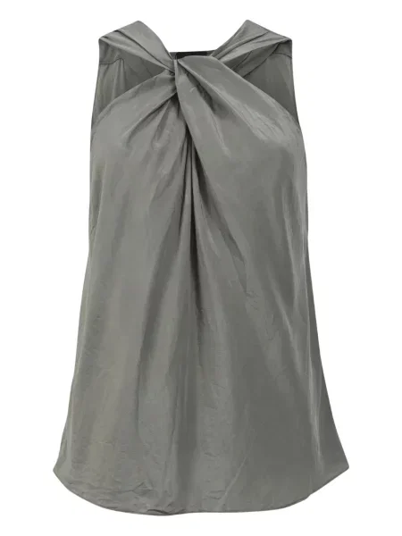 Top Theory cu gât halter gri