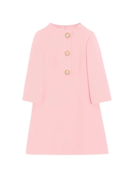 Scurt rochie Valentino Garavani din crep roz