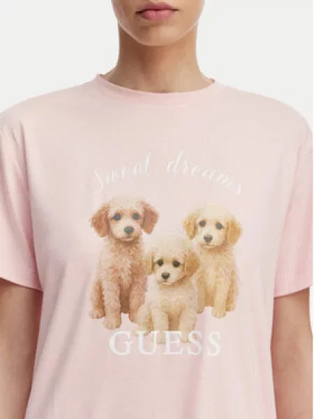 Pyžamo Guess růžové
