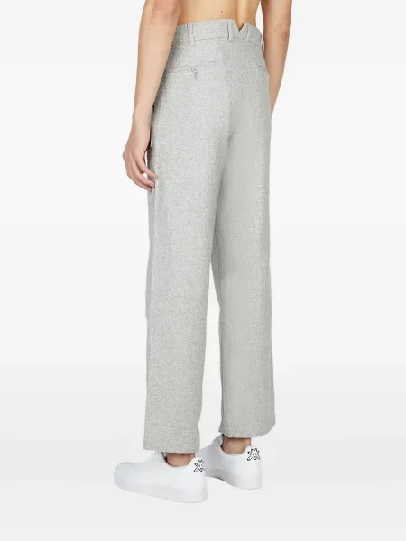 Pantaloni Saintwoods cu imagine plisate gri