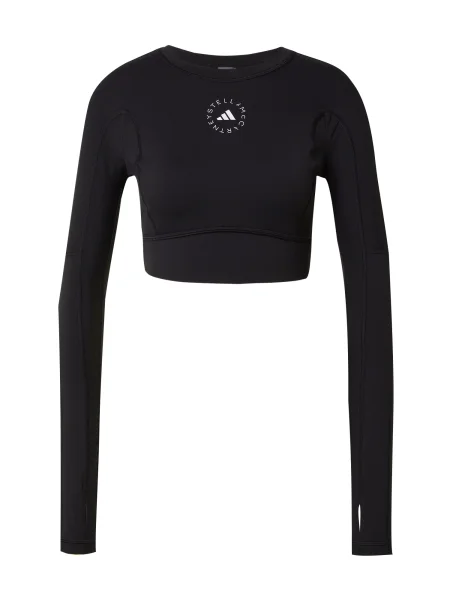 Tricou mânecă lungă Adidas By Stella Mccartney negru