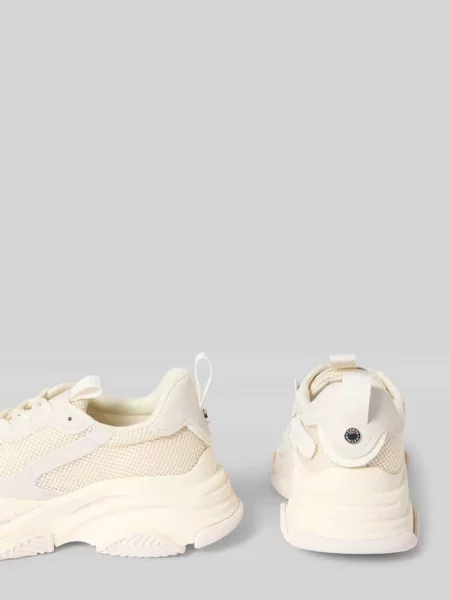 Sneakersy z detalami z logo Model Possession' Steve Madden srebrne