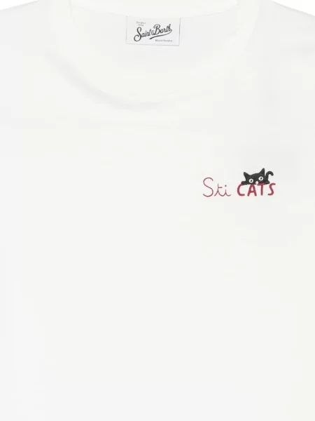 Tricou Mc2 Saint Barth cu broderie alb