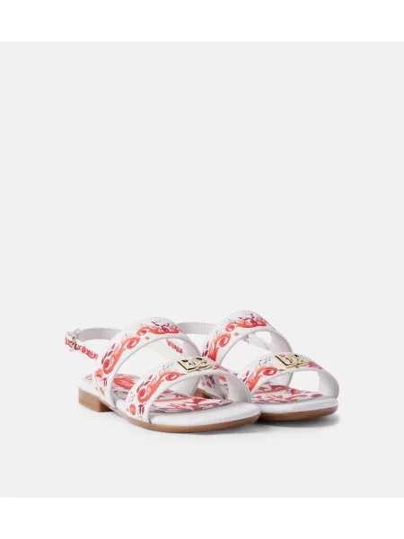 Gyerek szandál Dolce&gabbana narancsszínű