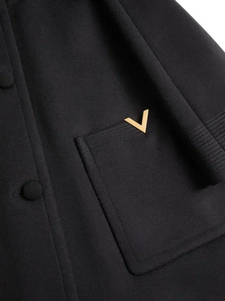 Палто Valentino Garavani черно