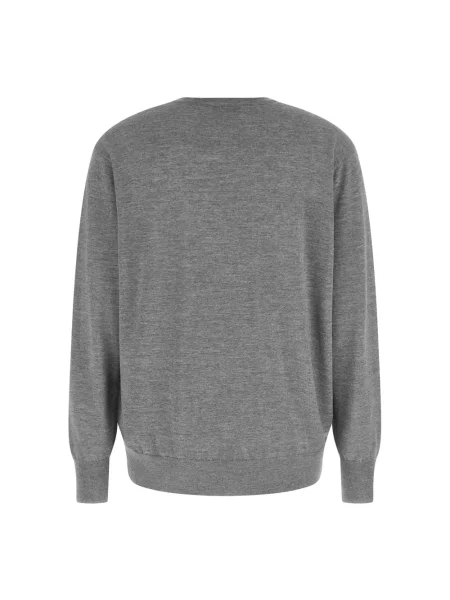 Sweter Dries Van Noten wełniany szary