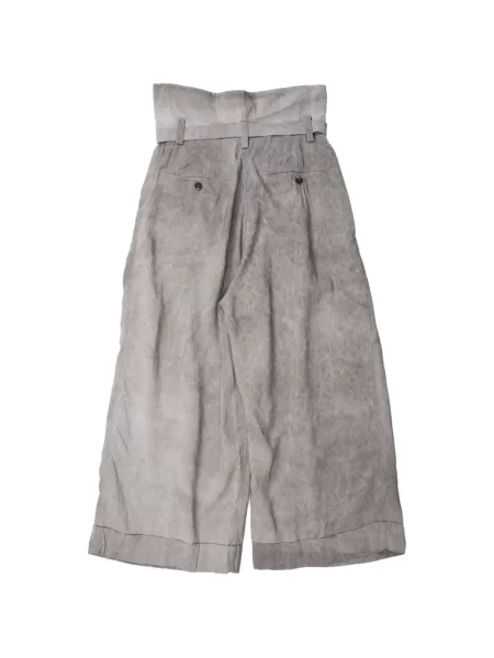 Cu centură pantaloni Ziggy Chen gri
