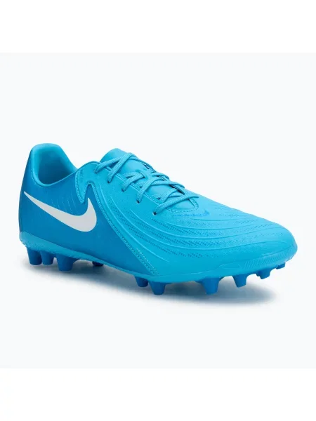 Încălțăminte de fotbal pentru bărbați Nike Phantom GX 2 Academy AG blue fury / white alb