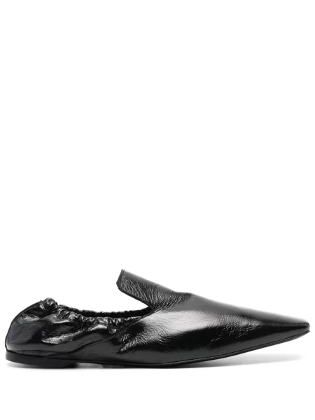 Pantofi loafer Toteme din piele negru