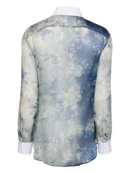 Φλοράλ πουκάμισο Ralph Lauren Collection με σχέδιο μπλε