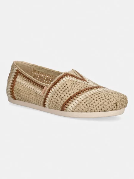 Toms espadrile pentru femei ALPARGATA CLASSIC bej