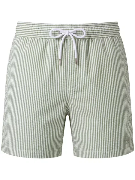 Vercate Șorturi de baie Seersucker' verde