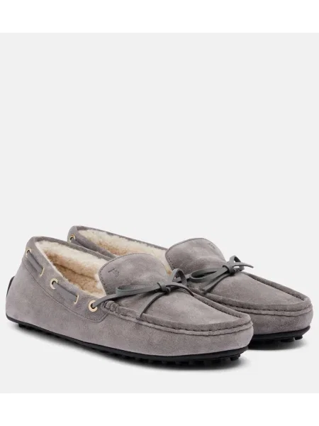 Loaferke Tod's iz semiša siva
