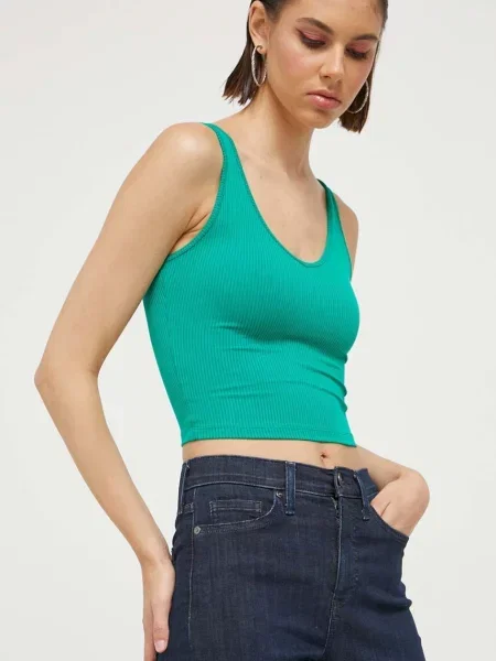 Hollister Co. Top zelena