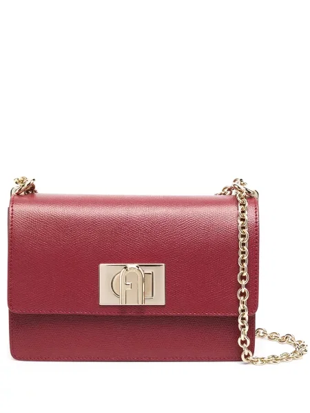 Geanta crossbody Furla din piele roșu