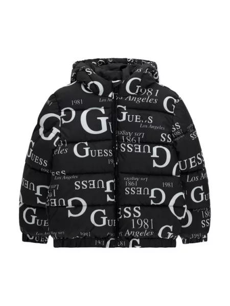 Guess Kurtka zimowa Oversize czarny