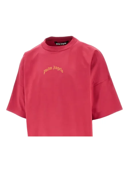 Tricou Palm Angels cu imagine roz