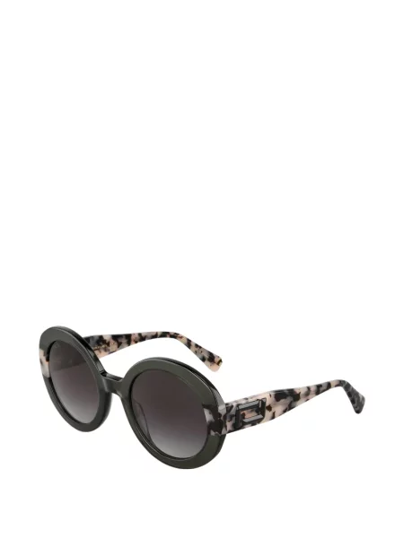 Ochelari de soare rotunzi Lancel verde