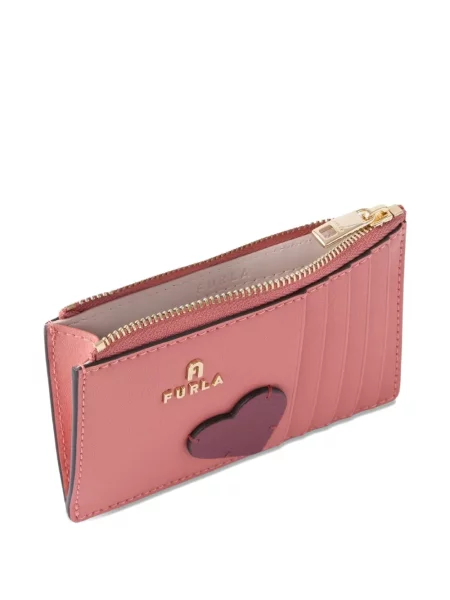 Портмоне Furla със сърца розово