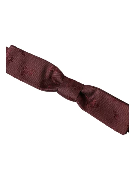 Krawat Dolce And Gabbana brązowy