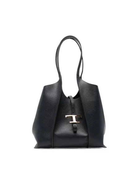 Torebka Tod's skórzana niebieska