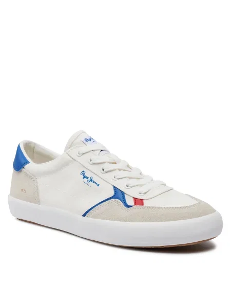 Ниски кецове Pepe Jeans TRAVIS BRIT M бяло