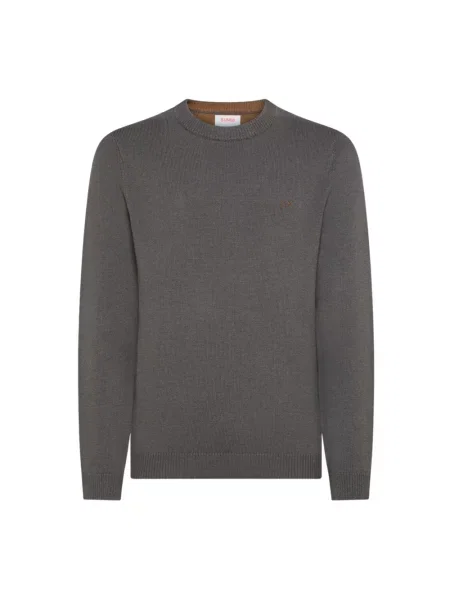 Sweter Sun68 wełniany szary