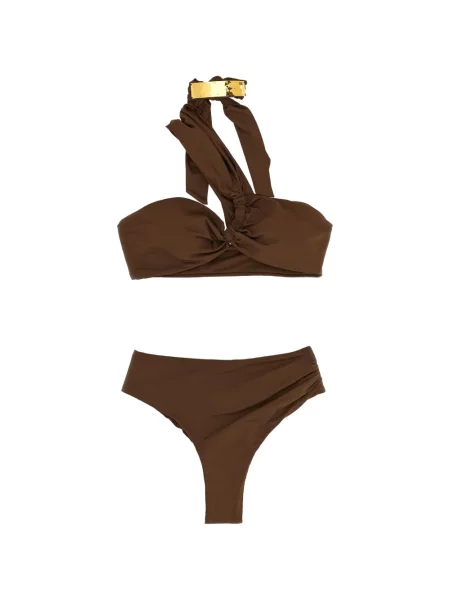 Bikini Elisabetta Franchi brązowy
