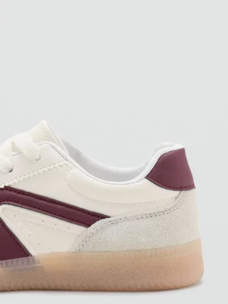 Dwukolorowe buty sportowe Dzieci 38 MANGO KIDS biały