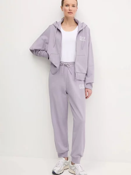 Trenirka Emporio Armani vijolična
