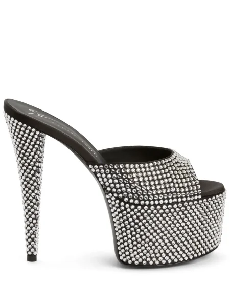 Sandale Giuseppe Zanotti cu platformă negru