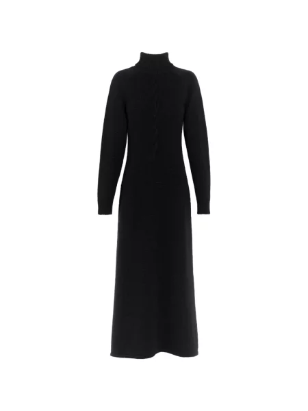 Rochie maxi Barrie tricotate negru