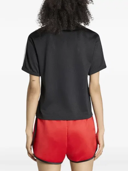 Tricou Adidas cu broderie plasă negru