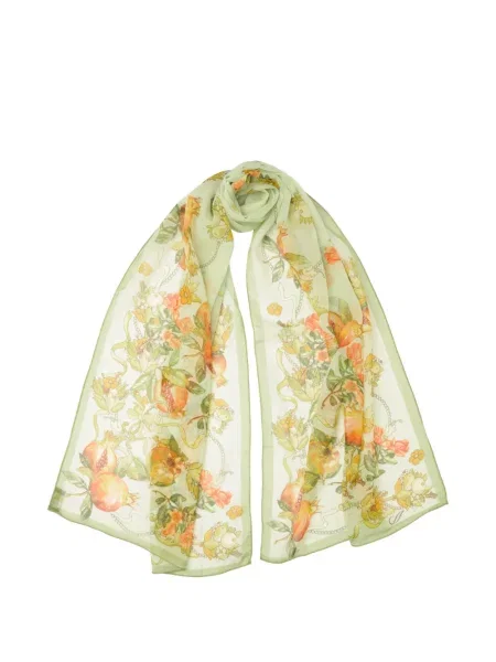 Fular Elizabetta cu imagine verde