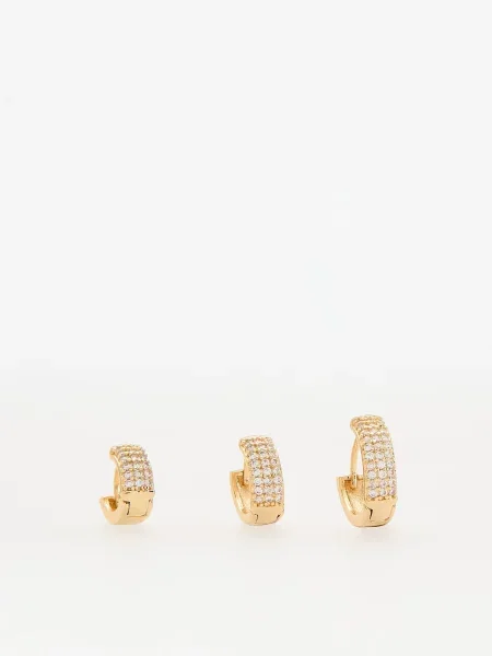 Серьги Reserved со стразами