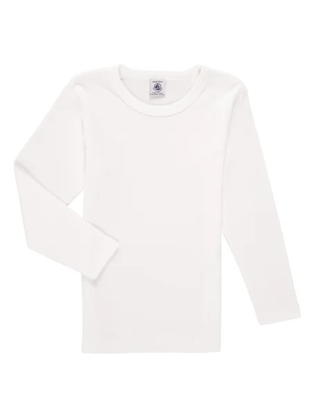 Tricou copii Petit Bateau alb