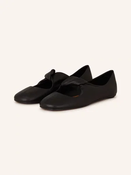 Alexander Mcqueen Baleriny schwarz czarne